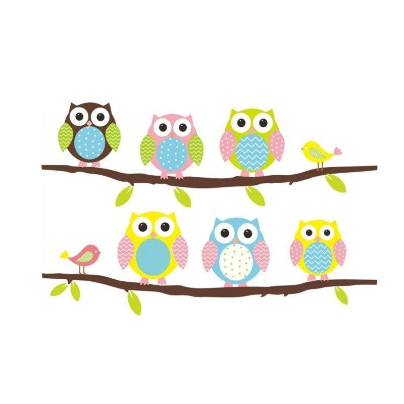 Cute Owl Wall Sticker